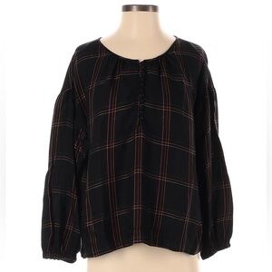 Madewell Long Puff Sleeve Top